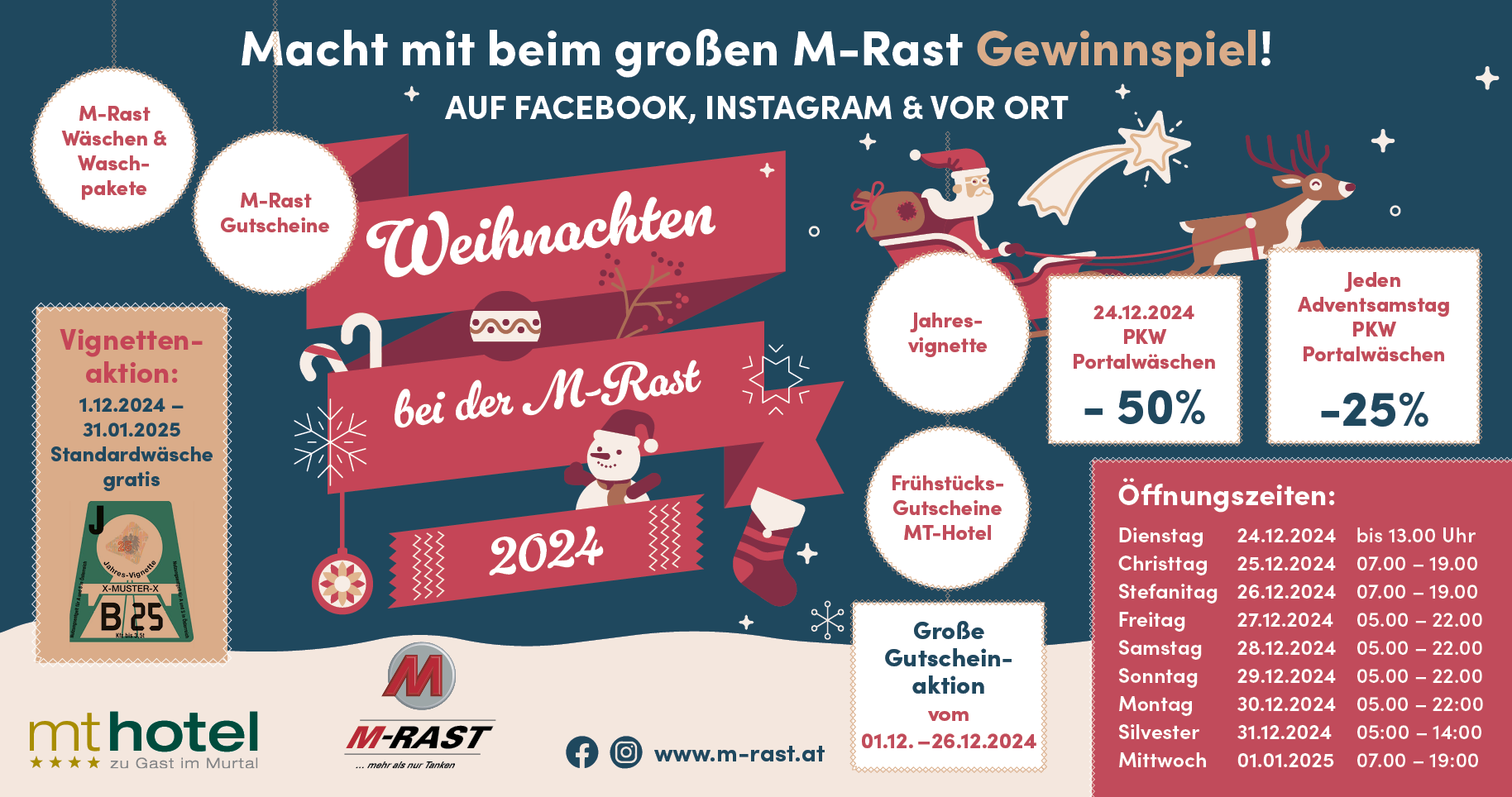 Weihnachten bei der M-Rast 2024